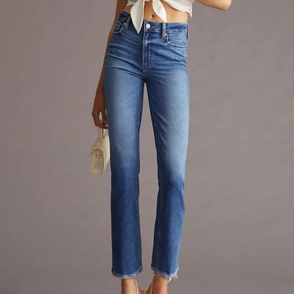 Paige Jeans Cindy Crop high rise straight leg